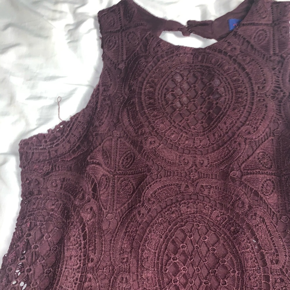 Maroon Lace Aeropostale Dress